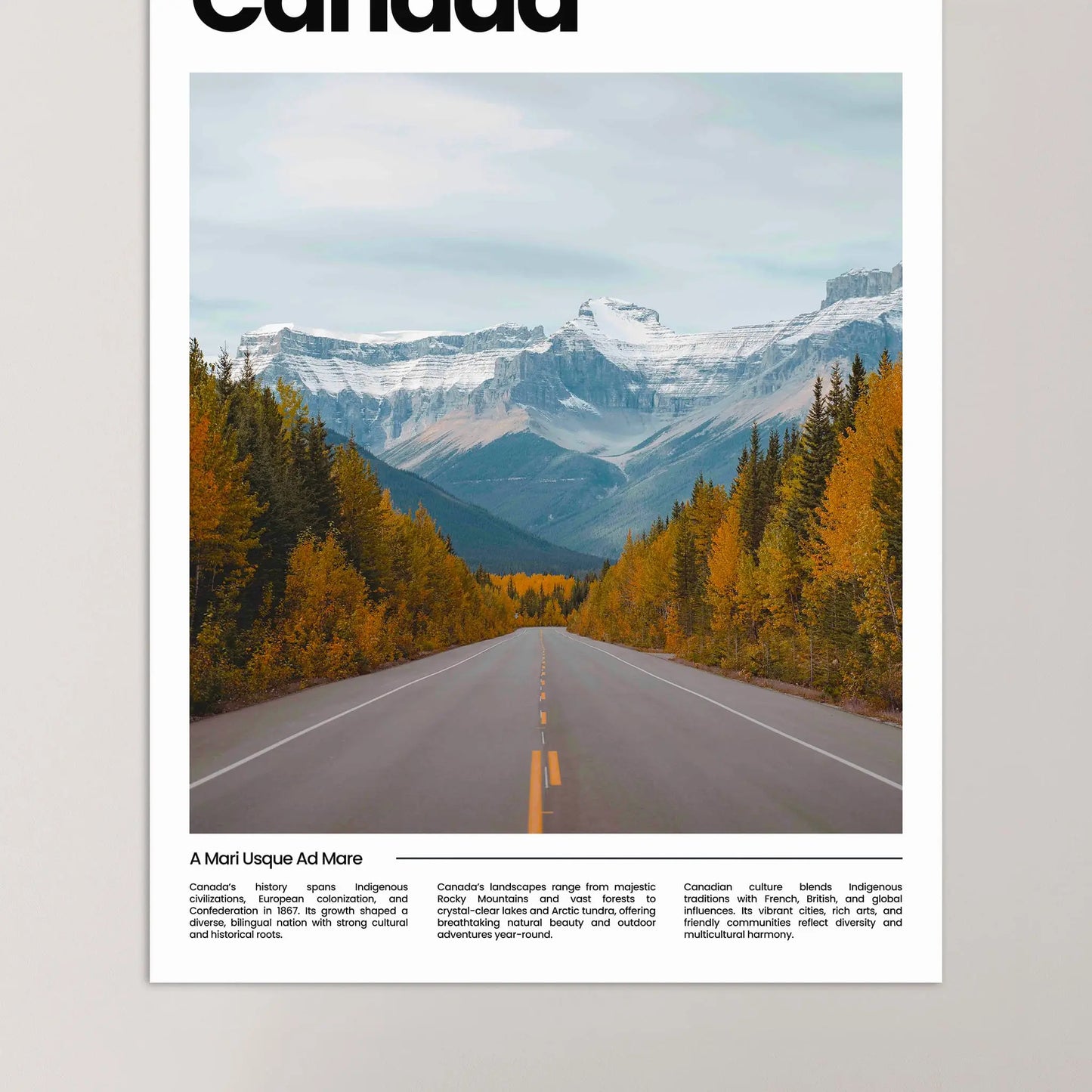 Canada Poster