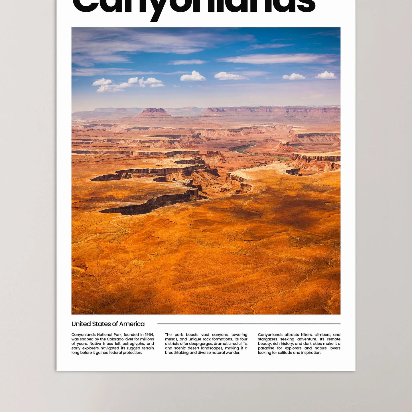 Canyonlands Poster