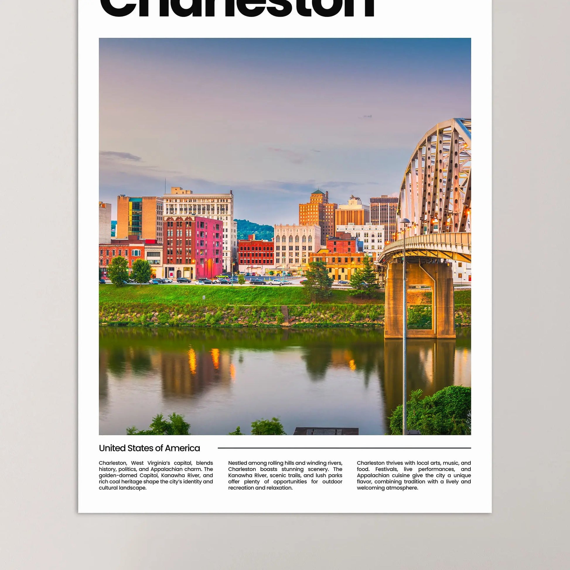 Charleston Poster – Vintage Wall Art Print