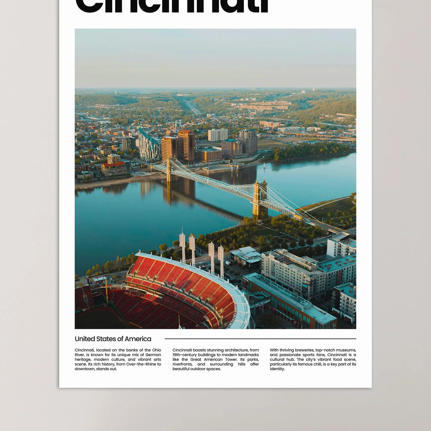 Cincinnati Poster
