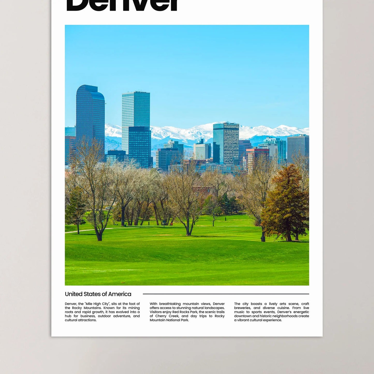 Denver Poster