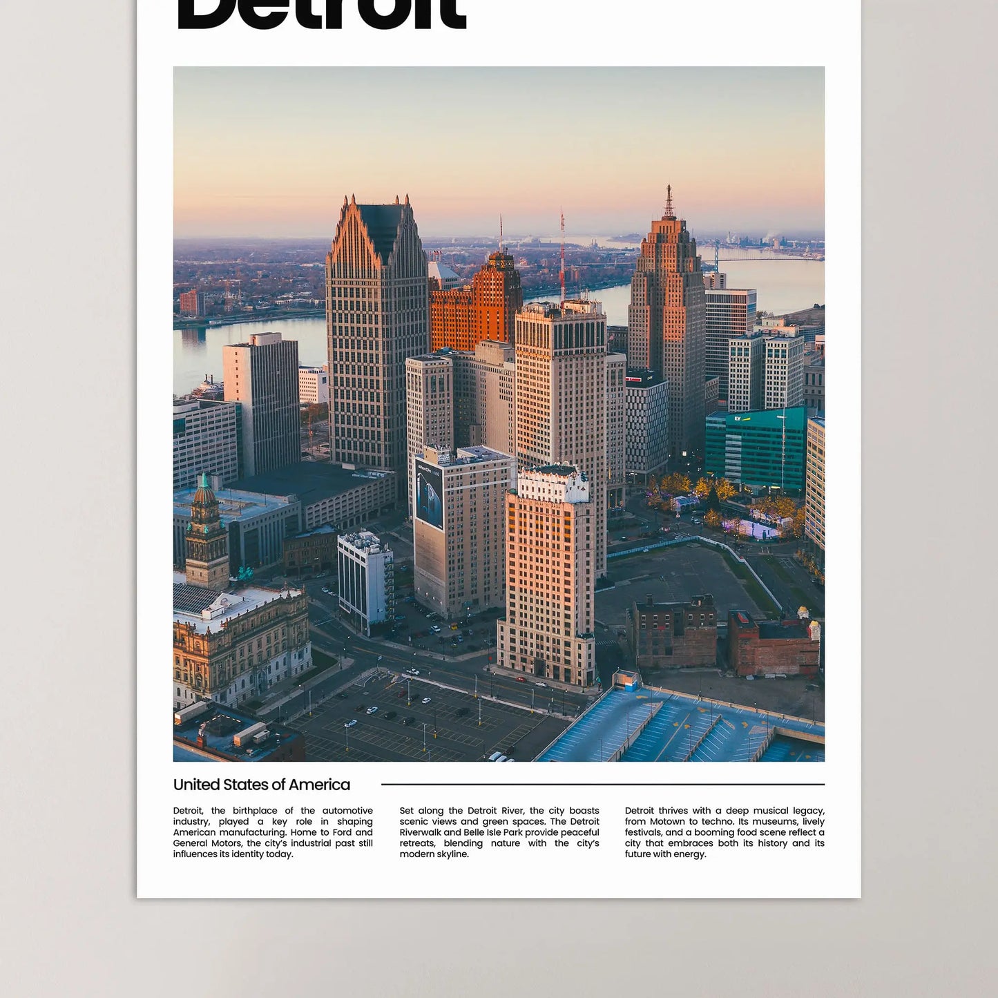 Detroit Poster