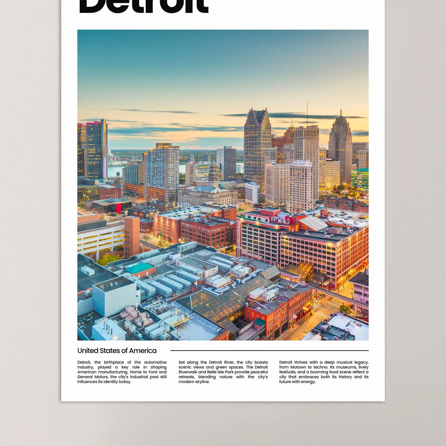 Detroit Poster