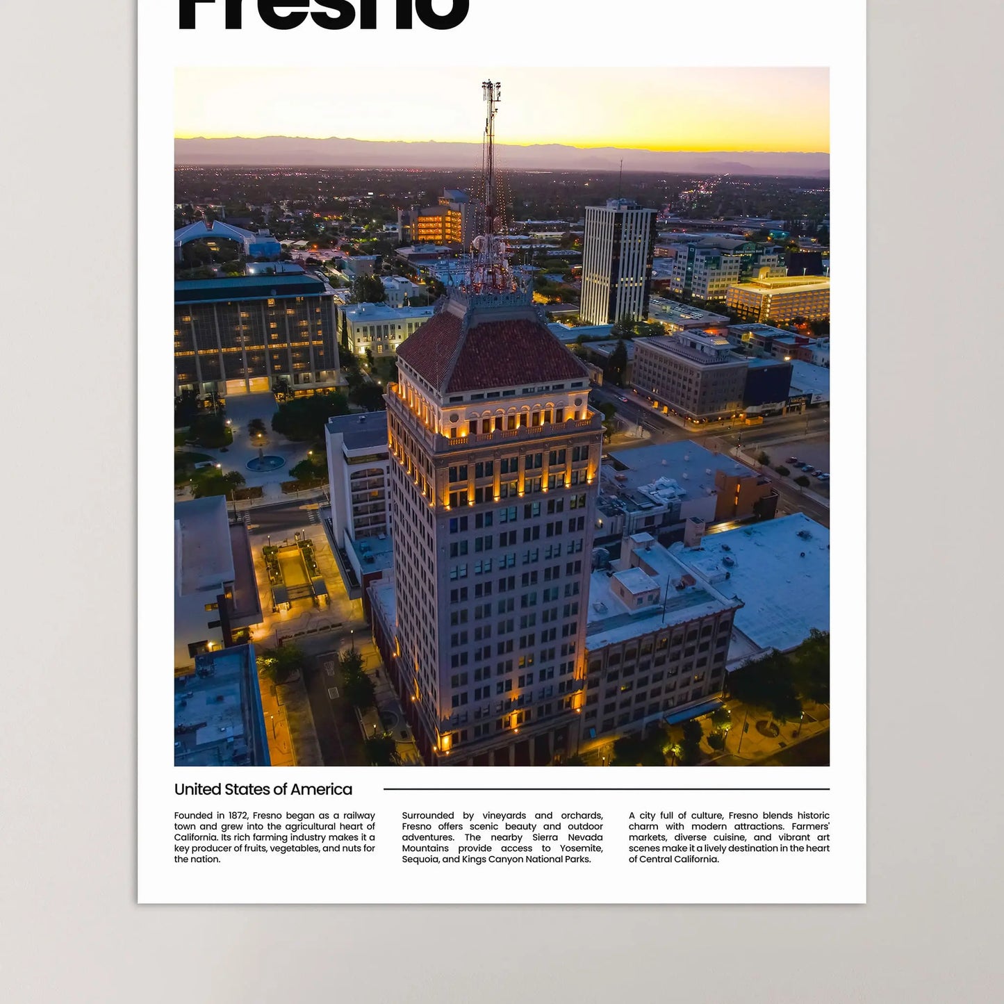 Fresno Poster