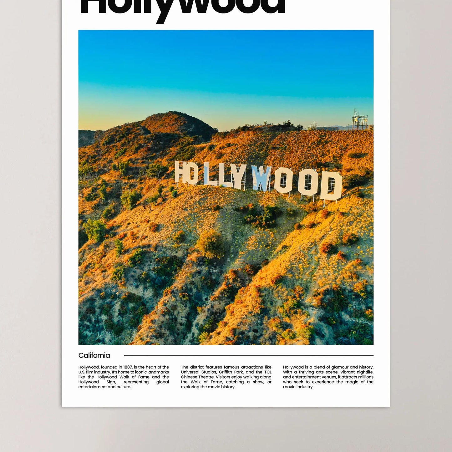 Hollywood Poster