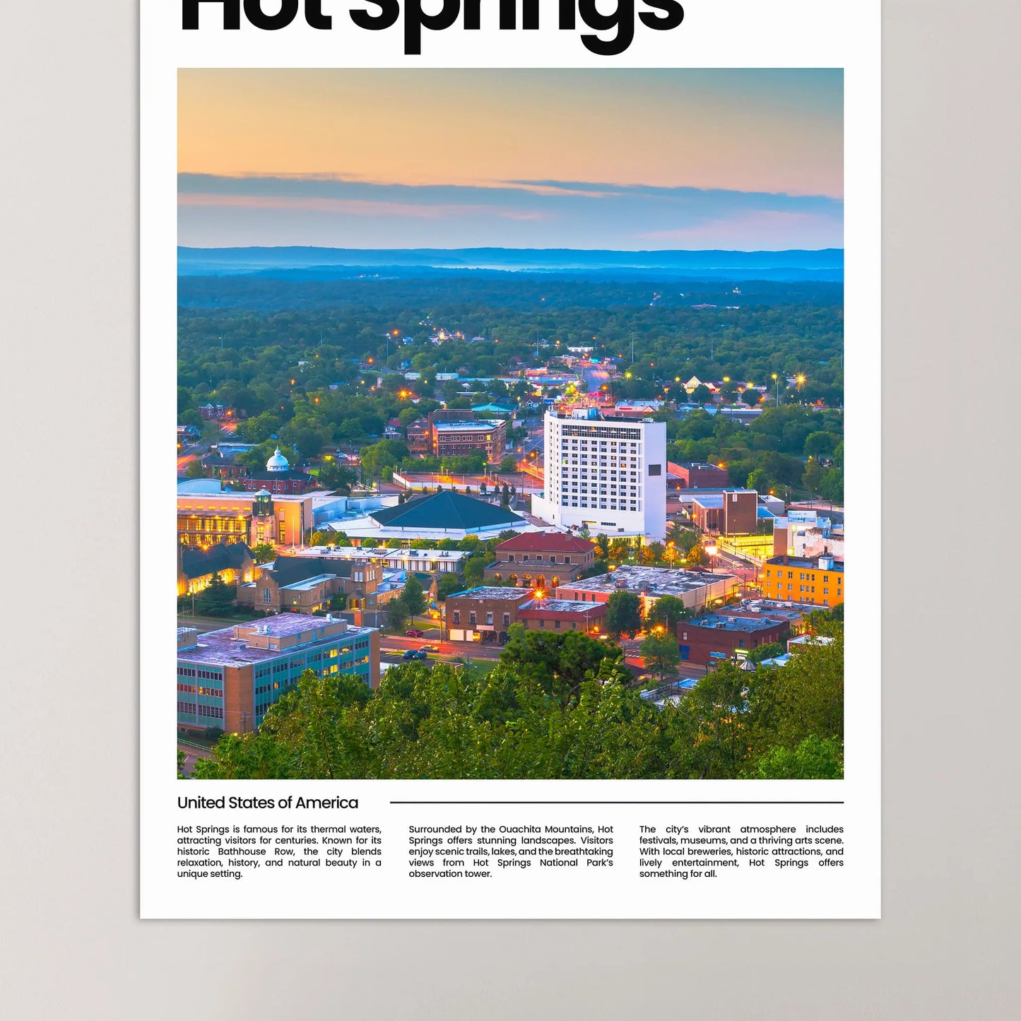 Hot Springs Poster