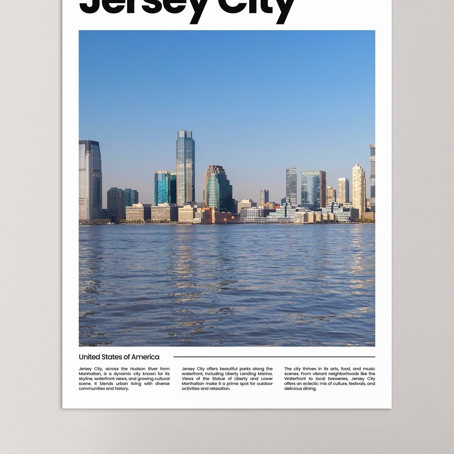 Jersey City Poster