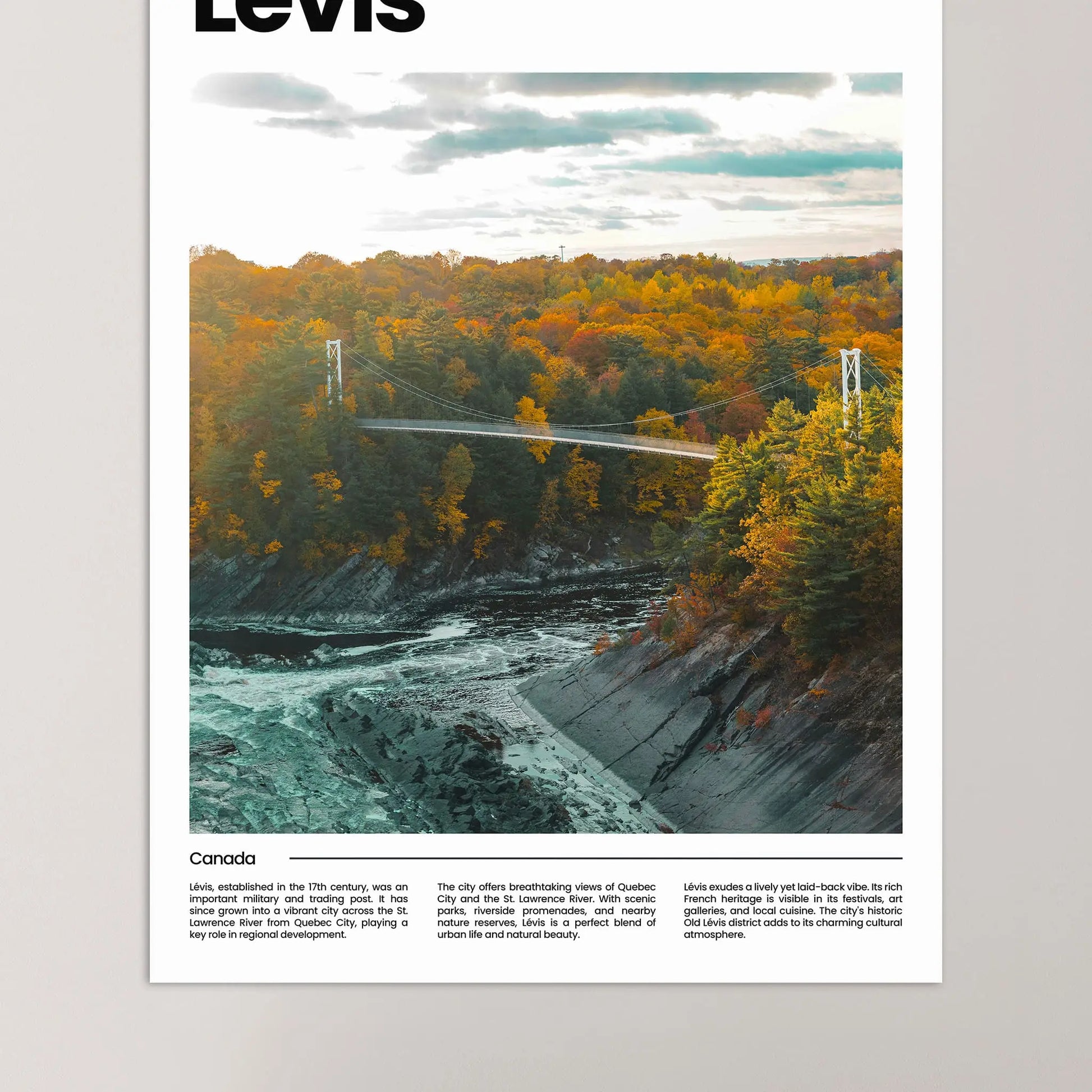 Lévis Poster – Vintage Wall Art Print