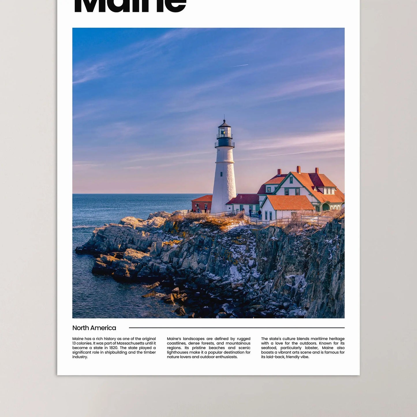 Maine Poster