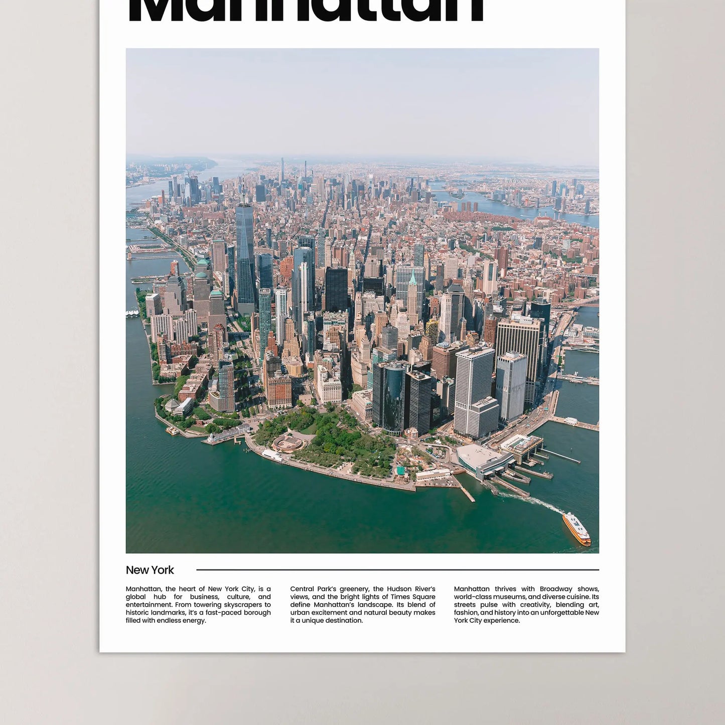 Manhattan Poster