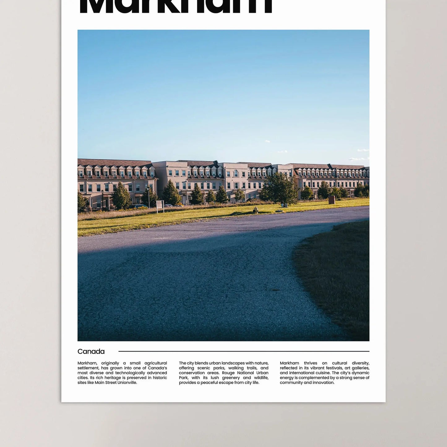 Markham Poster