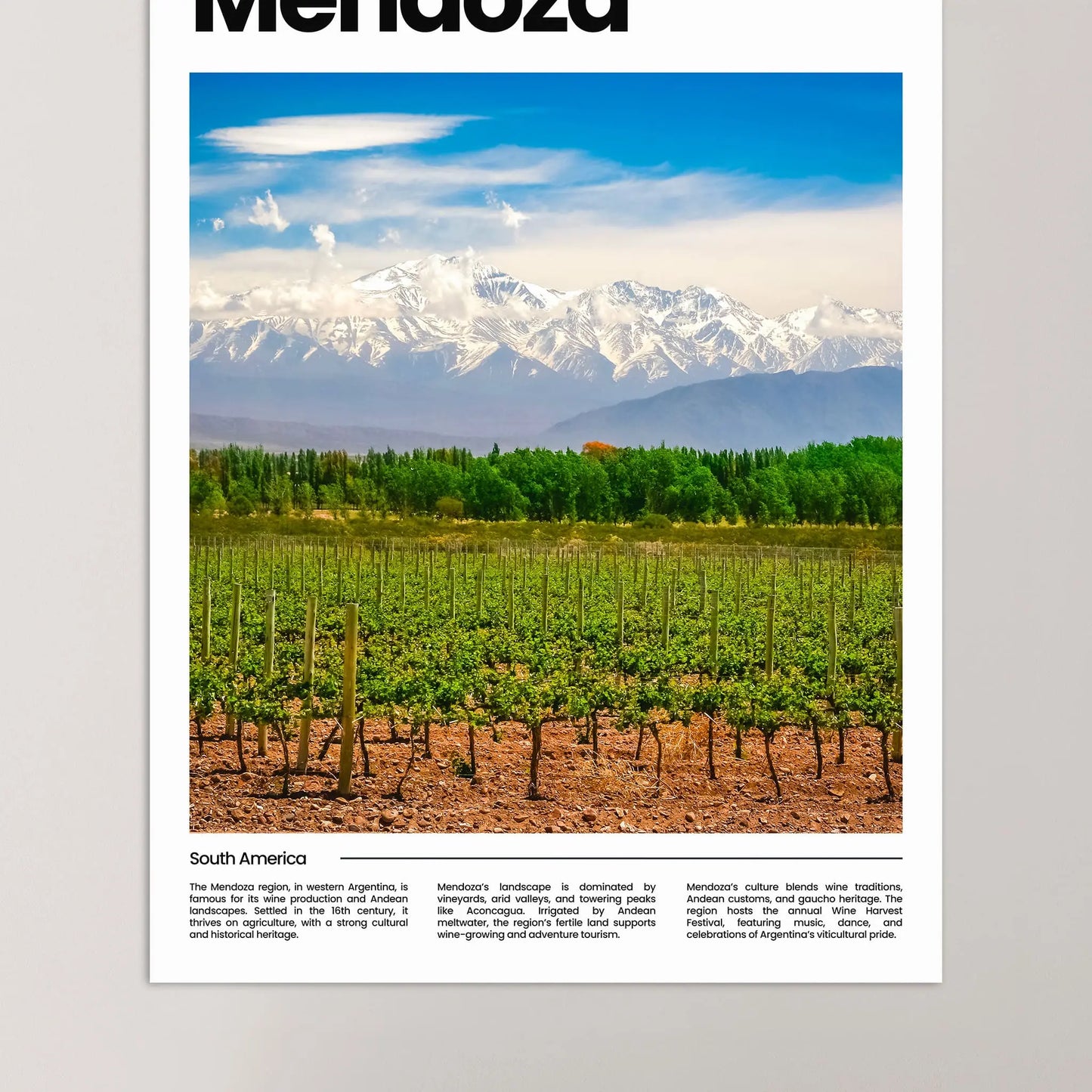 Mendoza Poster