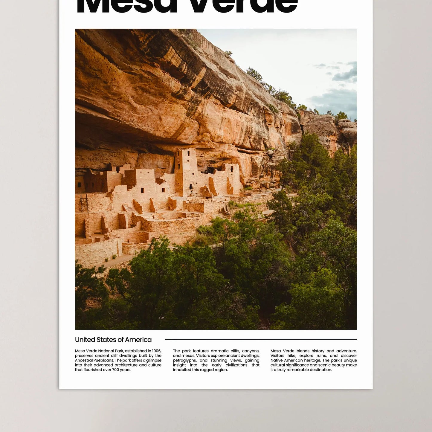 Mesa Verde Poster