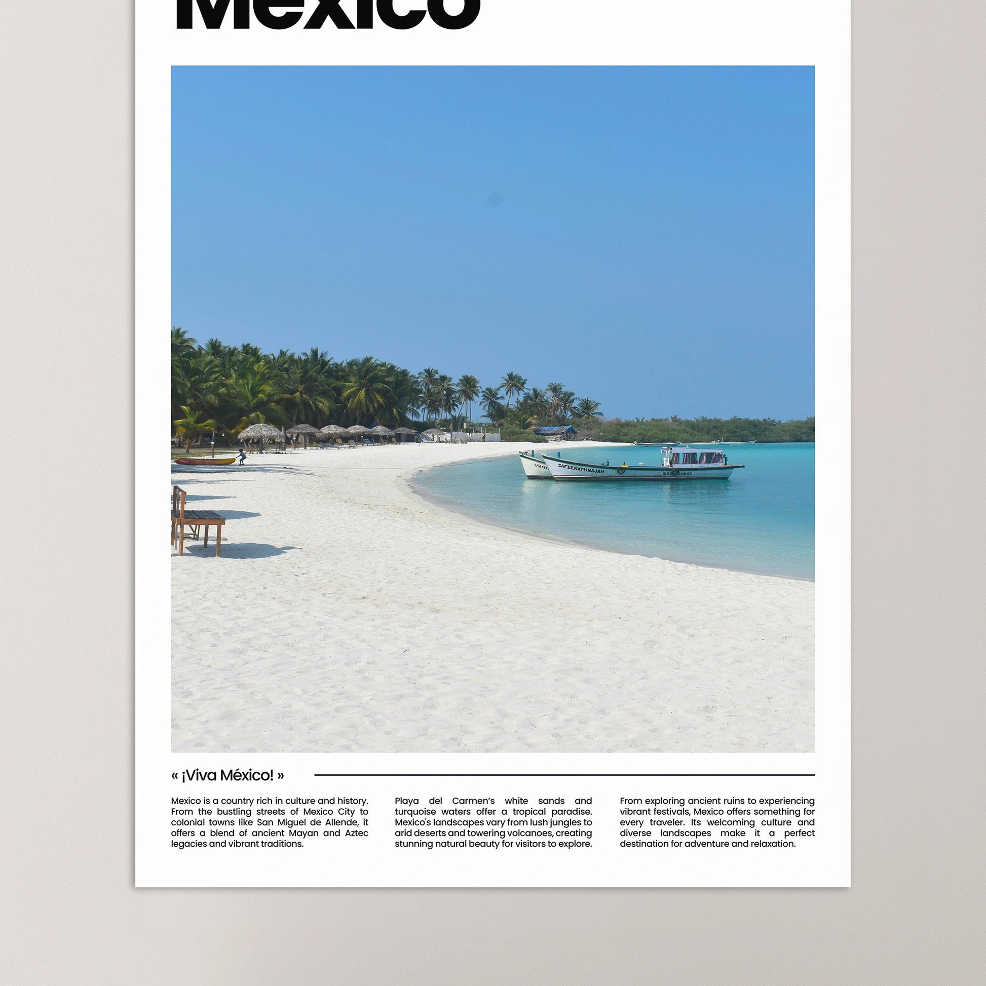 Mexico Poster – Vintage Wall Art Print