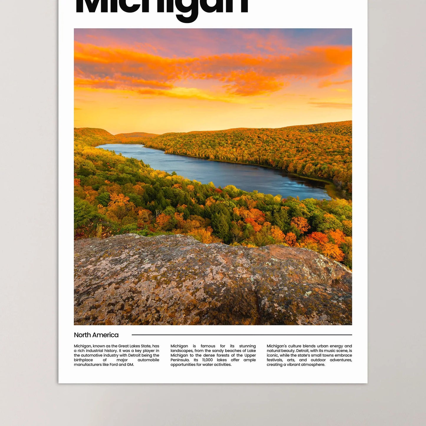 Michigan Poster