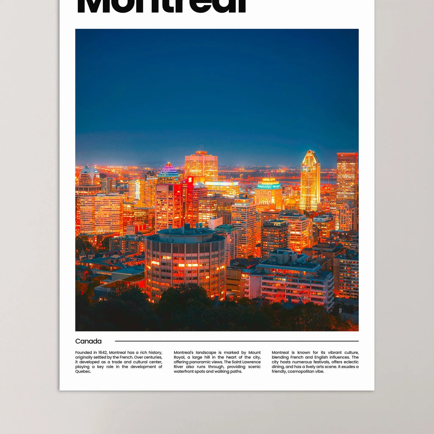 Montreal Poster