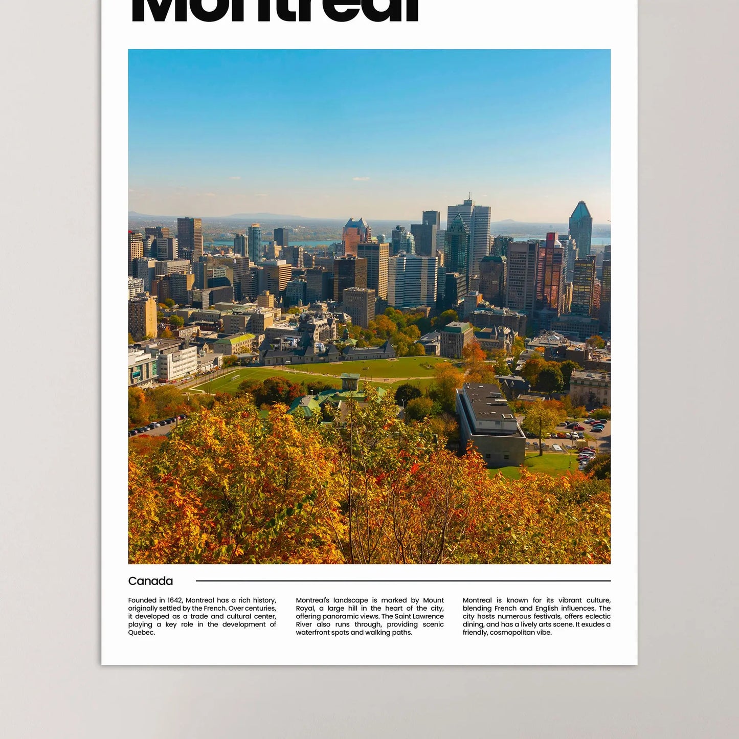 Montreal Poster