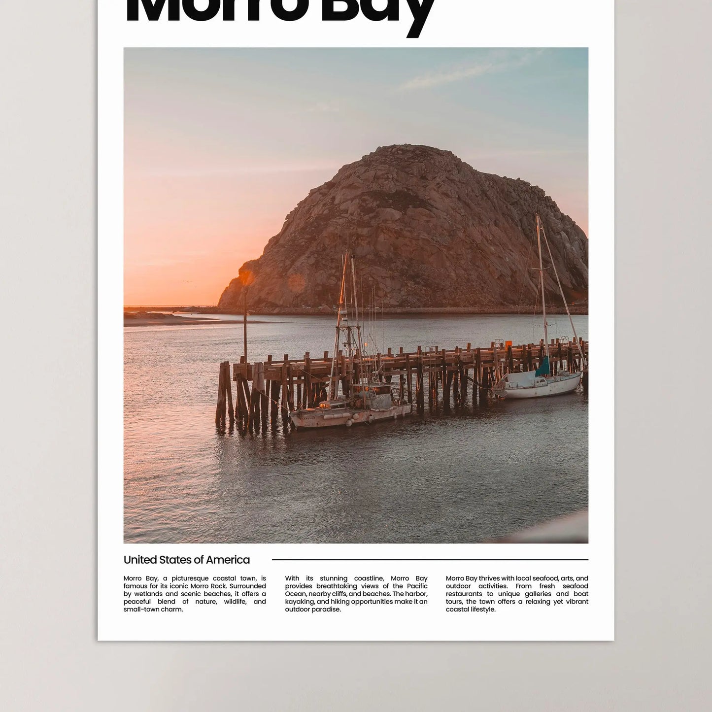 Morro Bay Poster