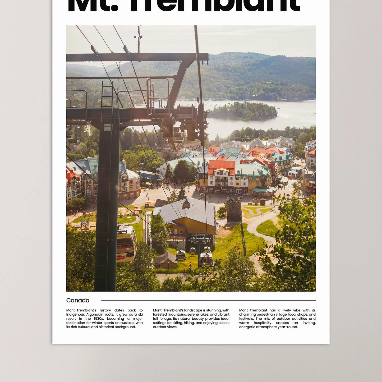 Mount Tremblant Poster