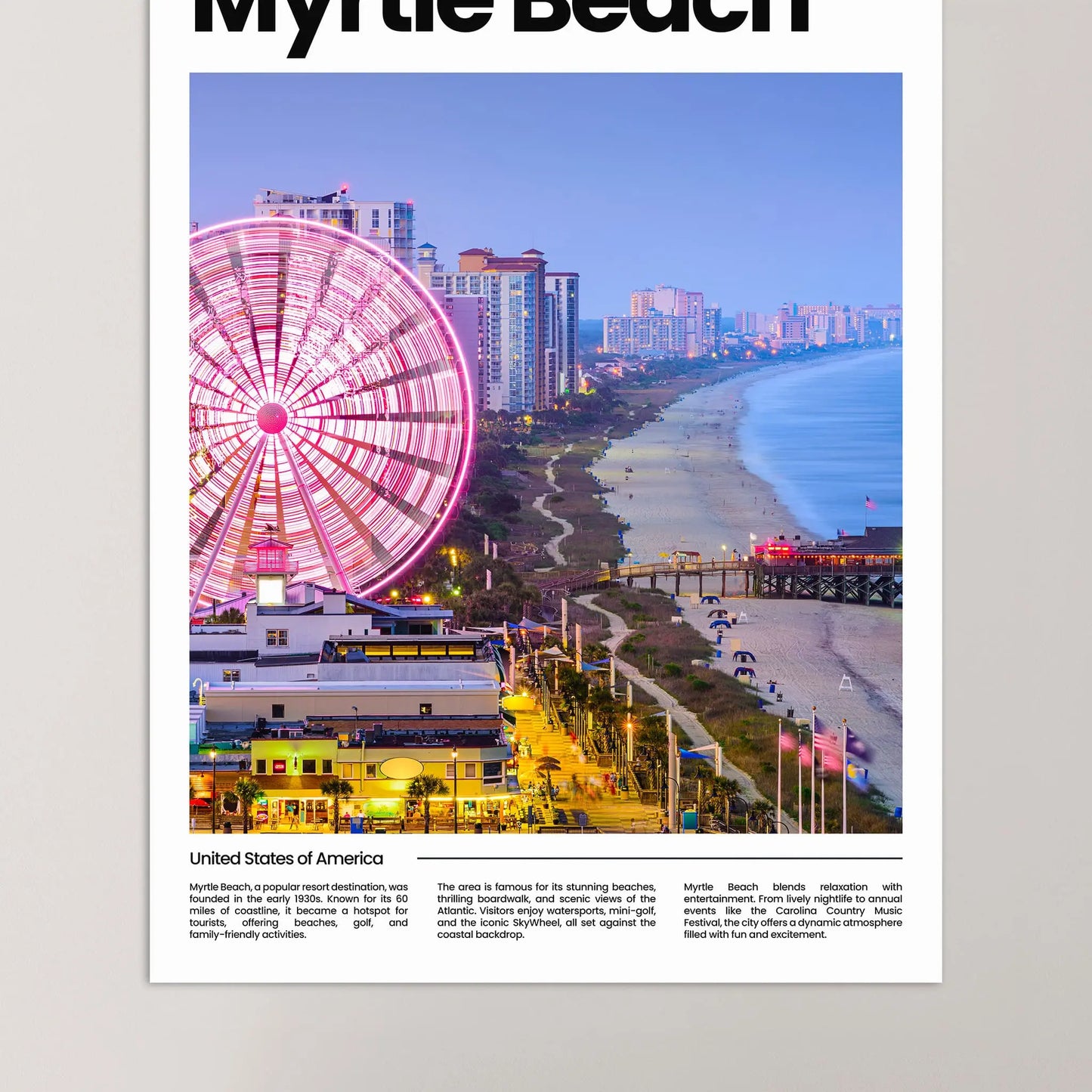 Myrtle Beach Poster