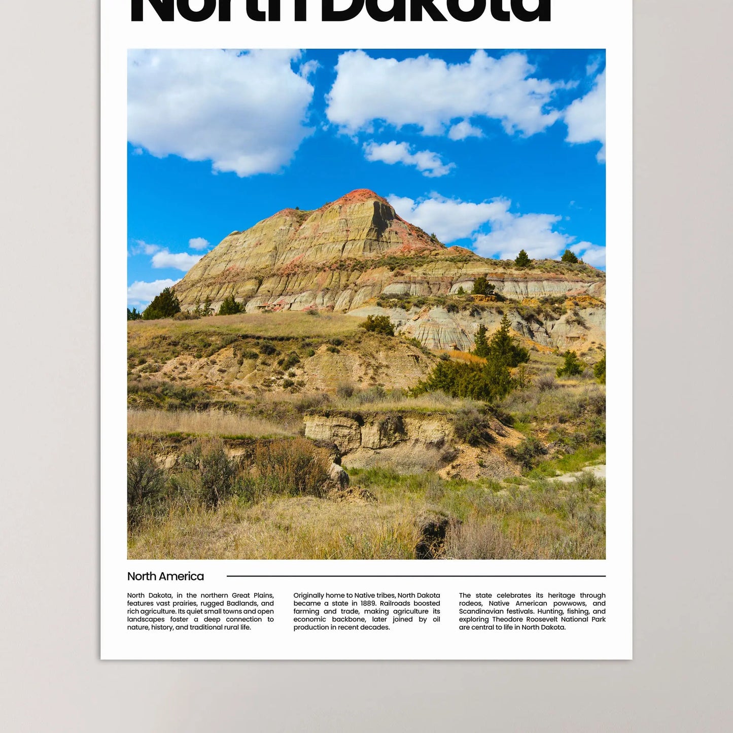 North Dakota Poster