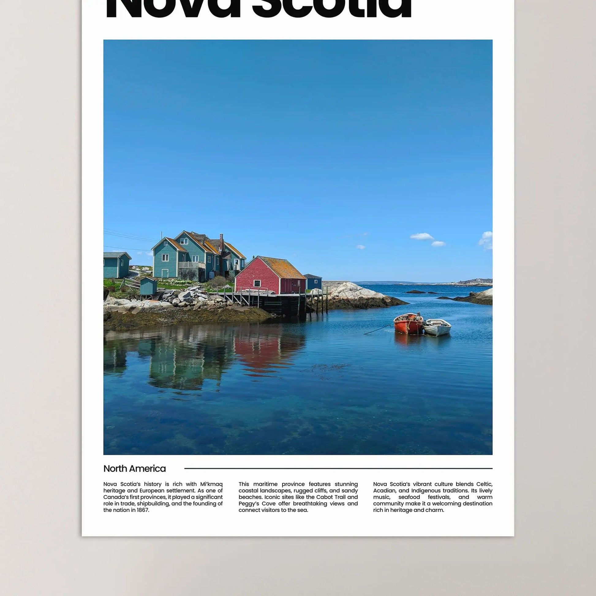 Nova Scotia Poster – Vintage Wall Art Print
