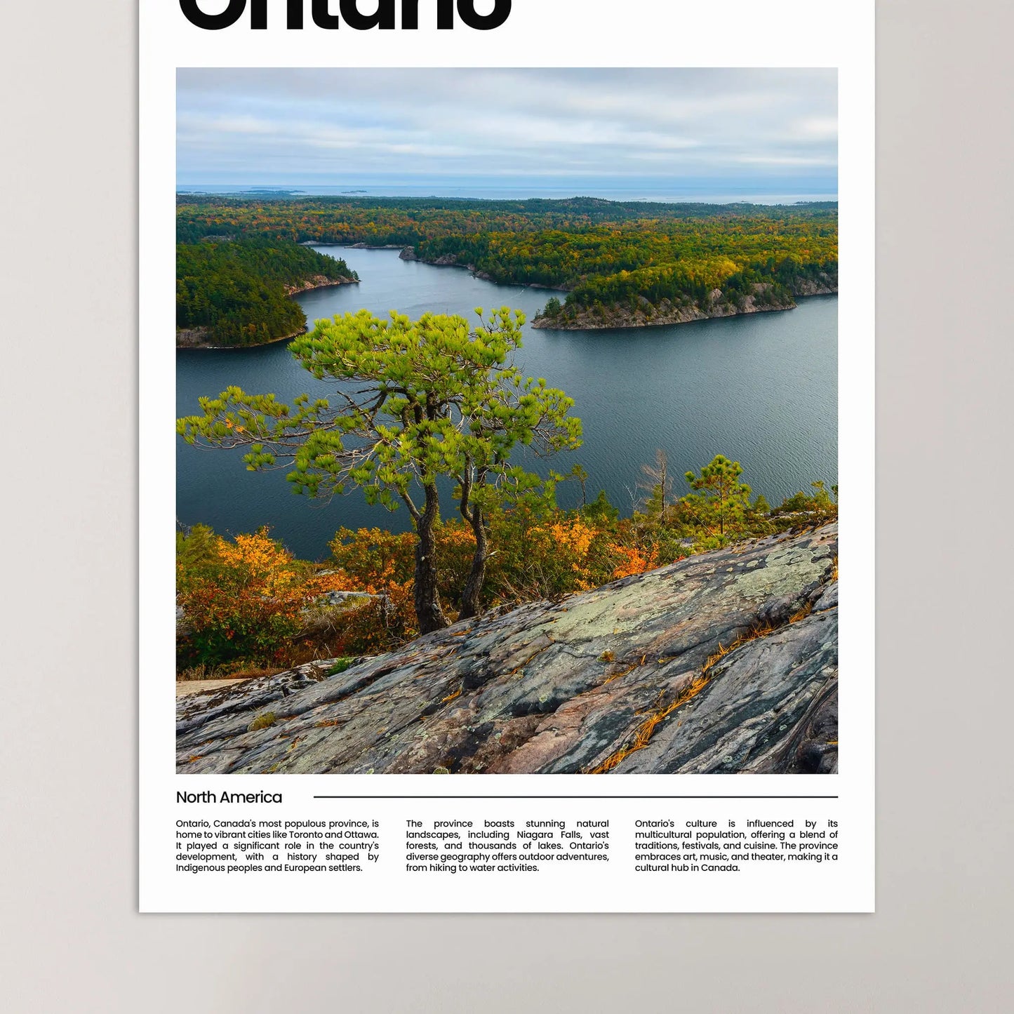 Ontario Poster
