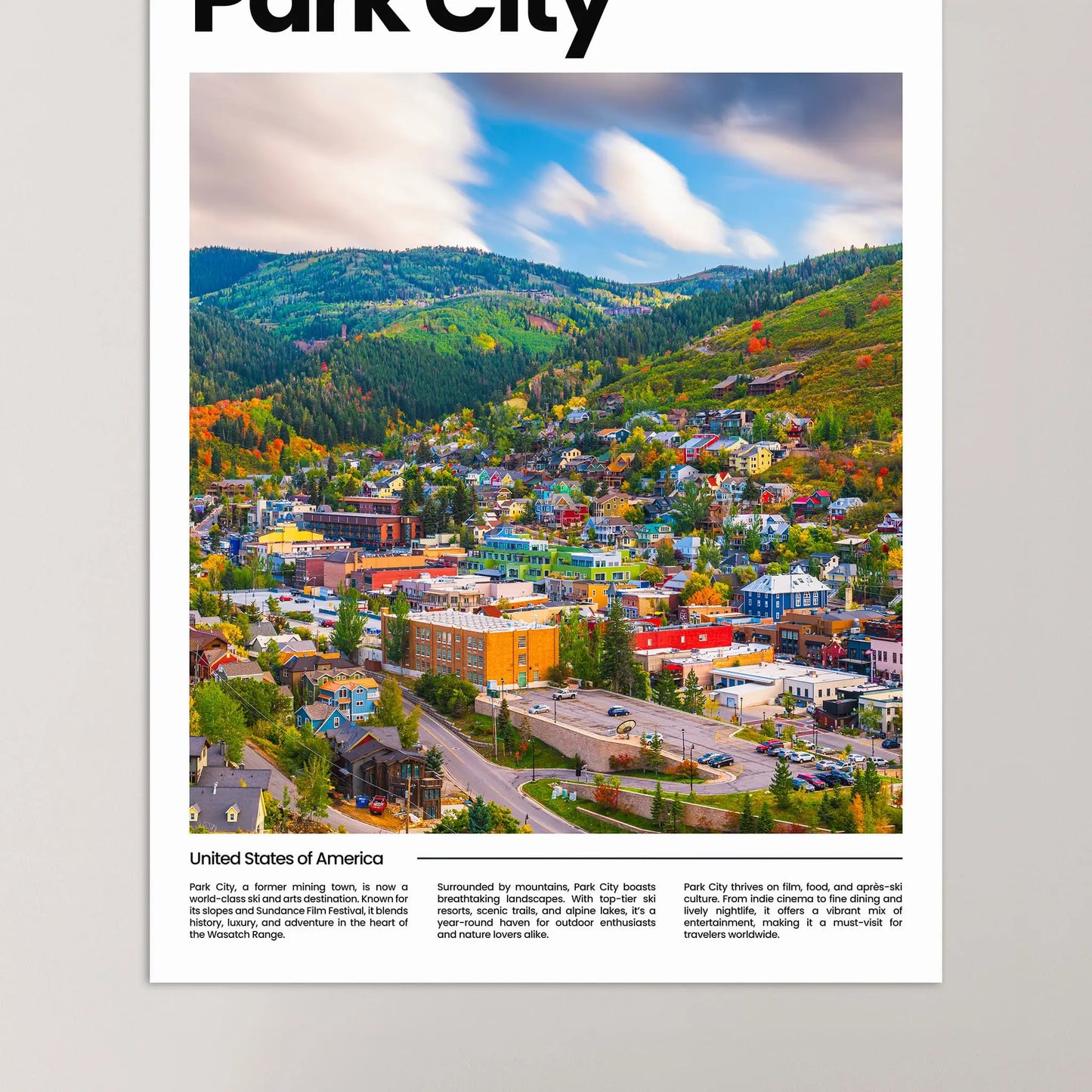 Park City Poster