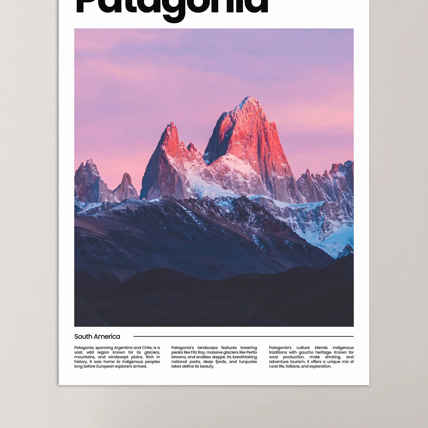Patagonia Poster
