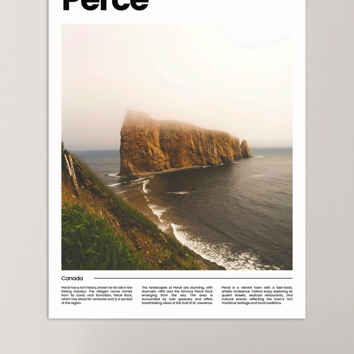 Percé Poster