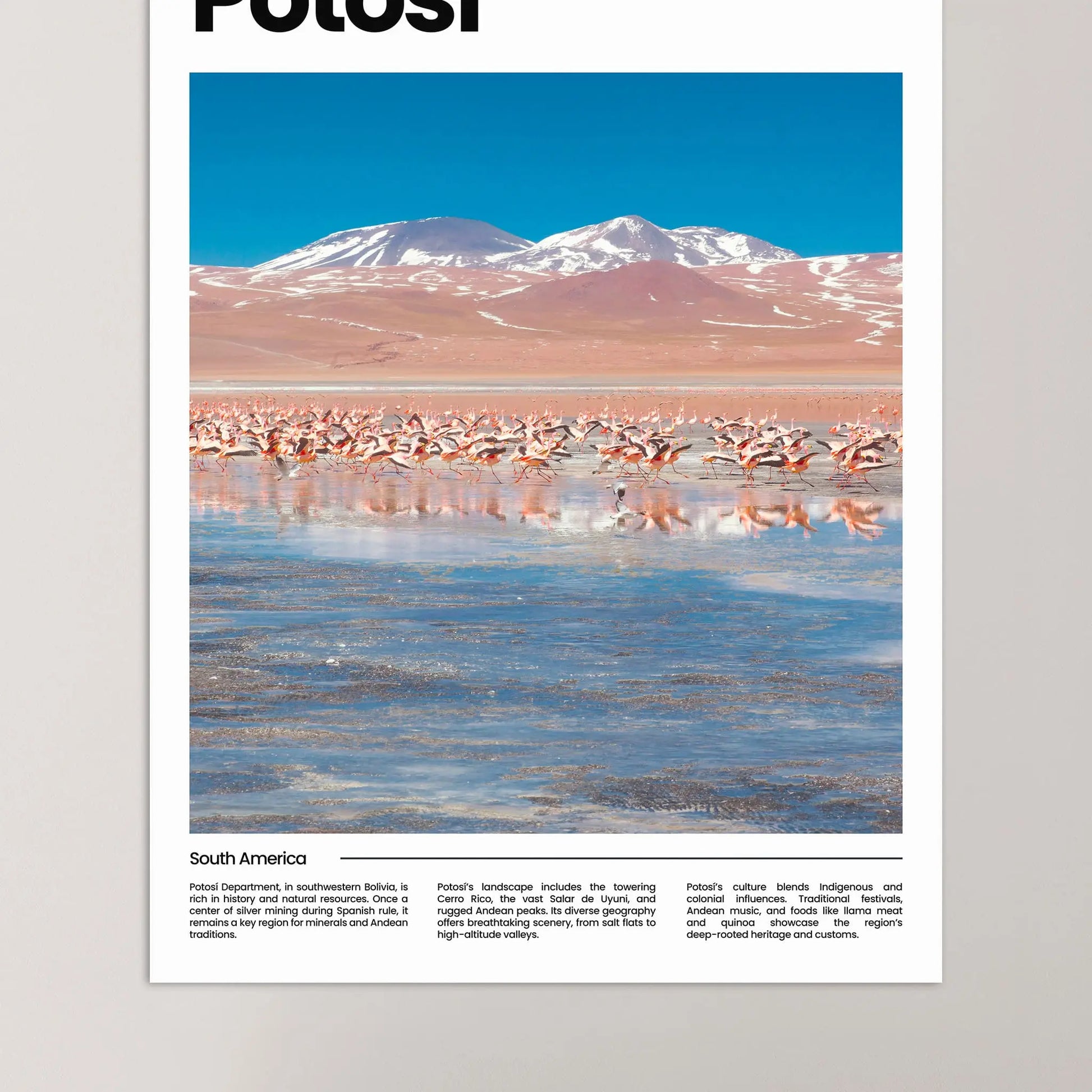 Potosí Poster – Vintage Wall Art Print