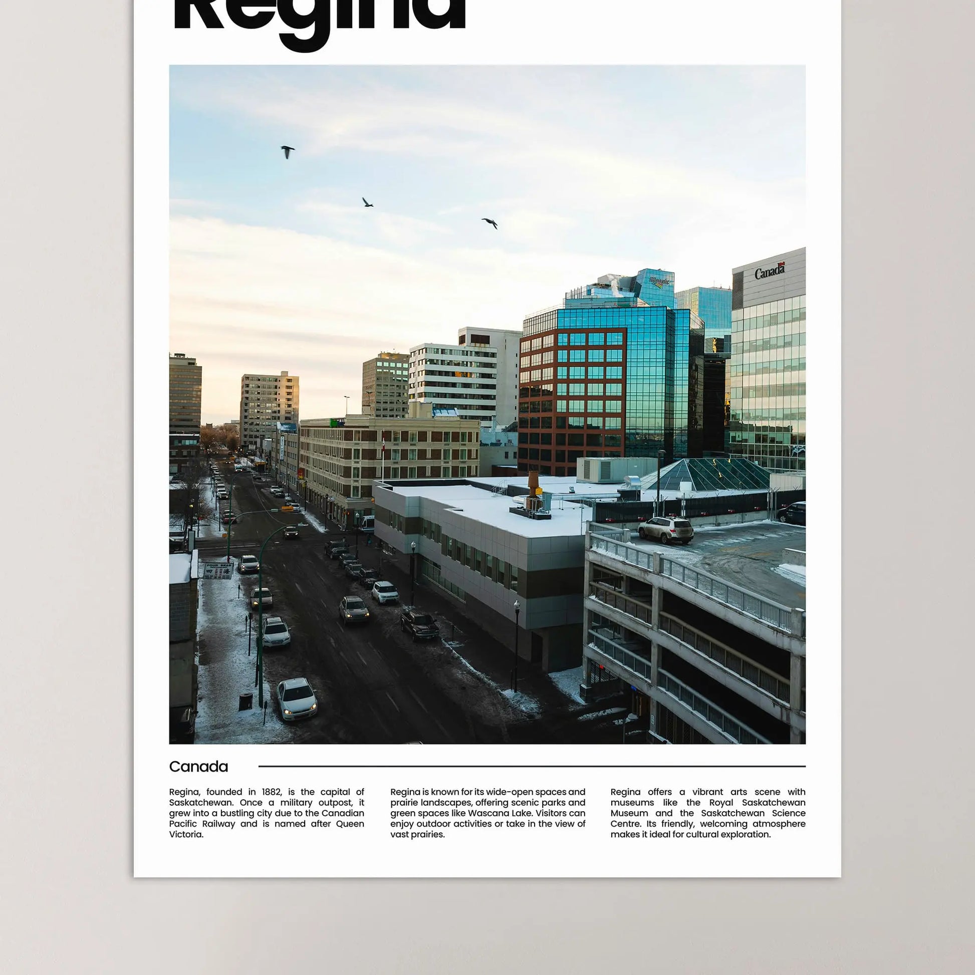 Regina Poster – Vintage Wall Art Print