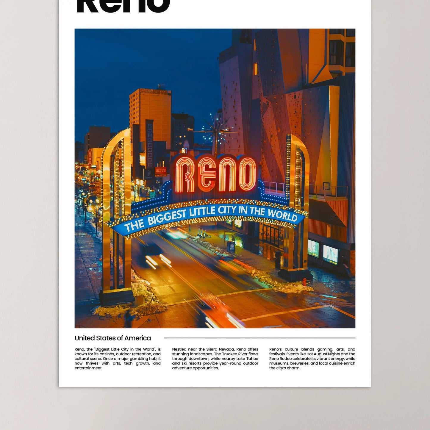 Reno Poster