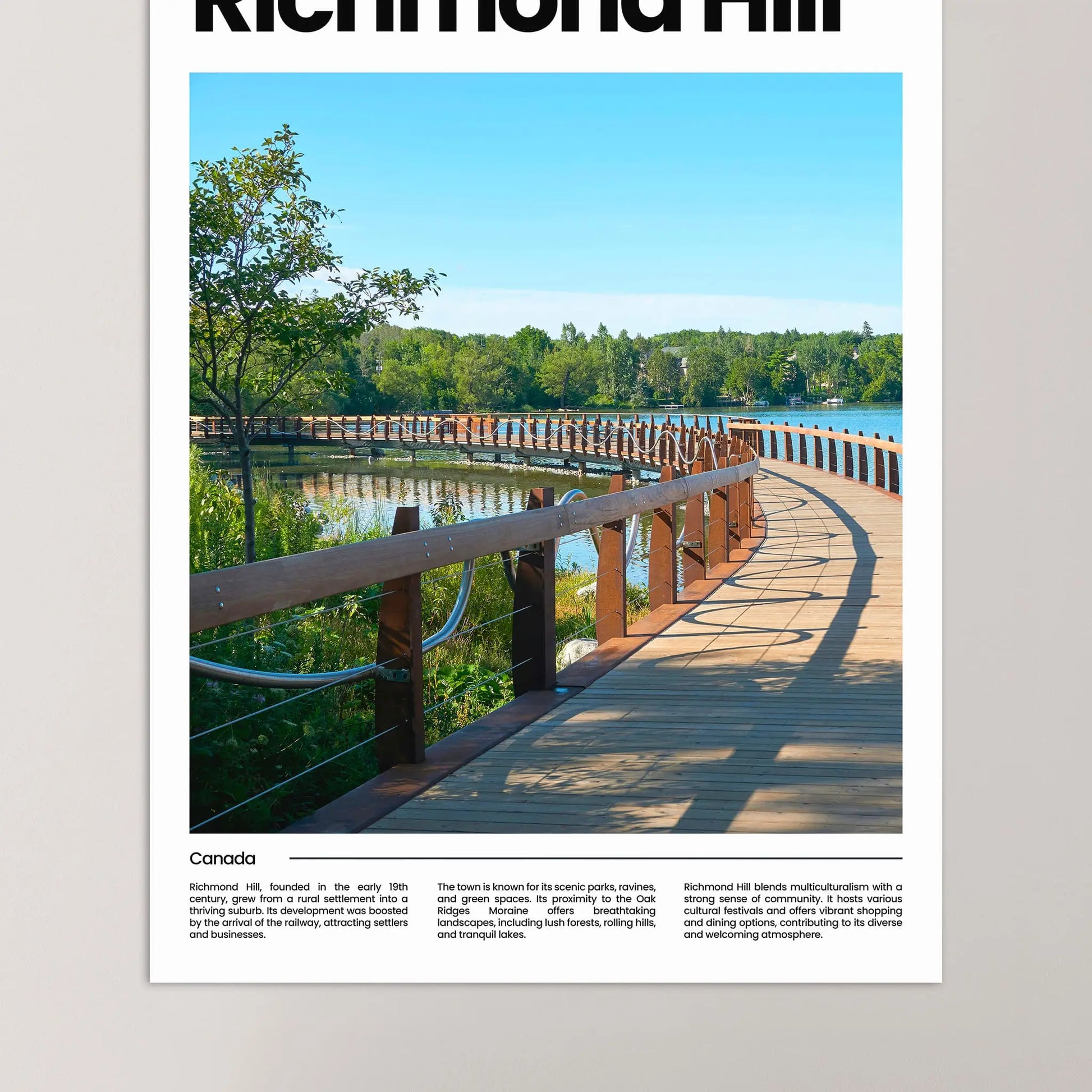 Richmond Hill Poster – Vintage Wall Art Print