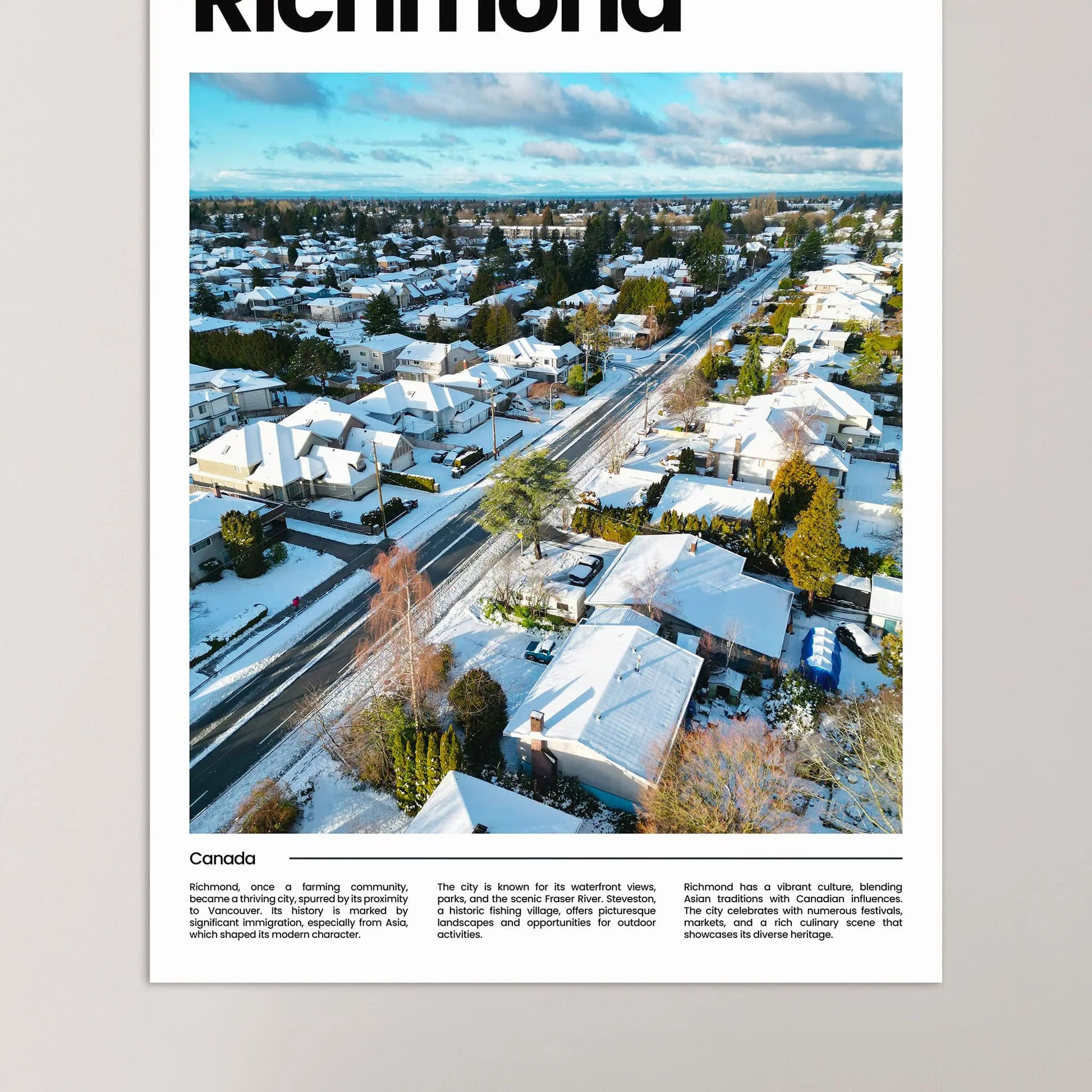 Richmond Poster – Vintage Wall Art Print