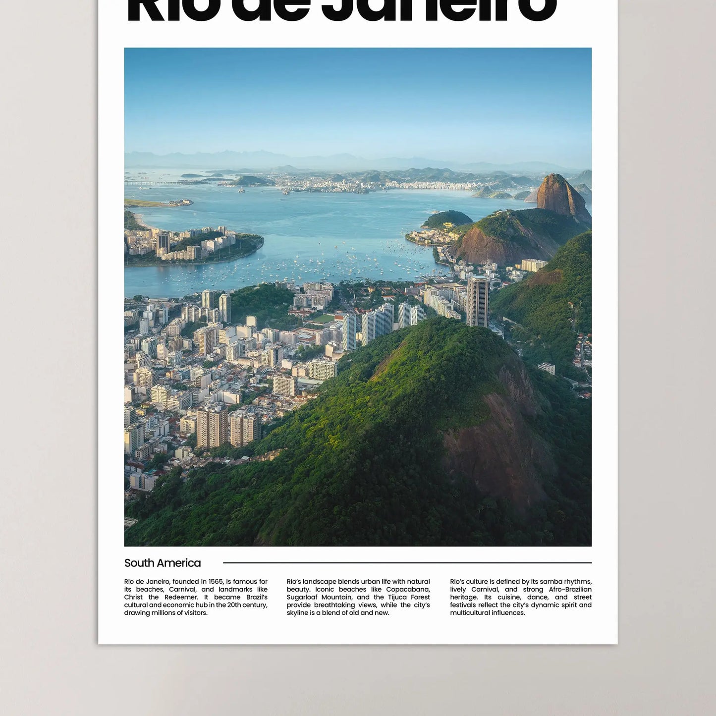 Rio De Janeiro Poster
