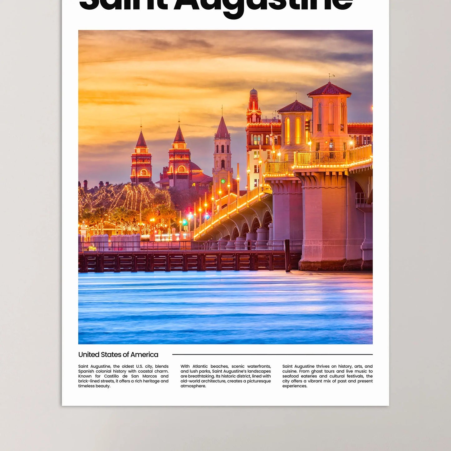 Saint Augustine Poster
