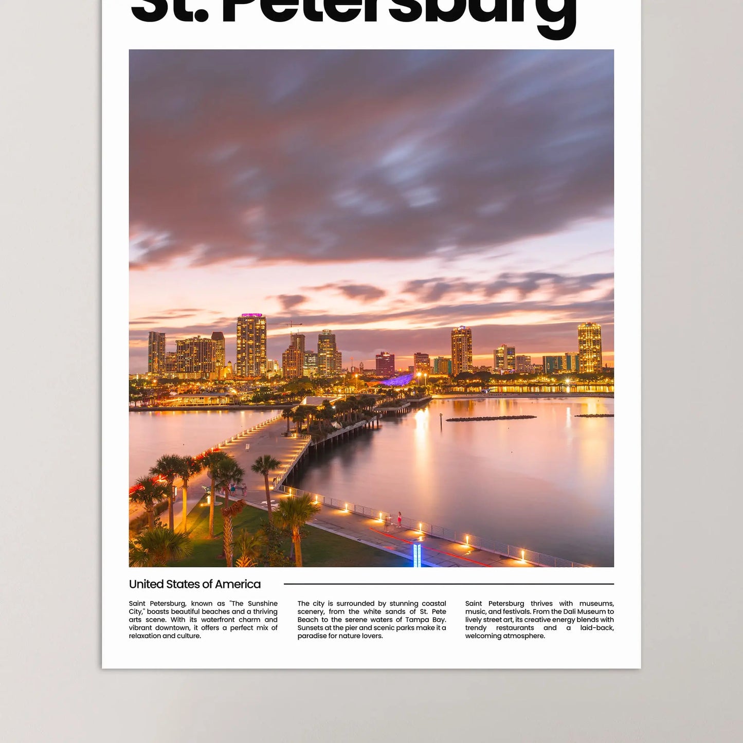 Saint Petersburg Poster