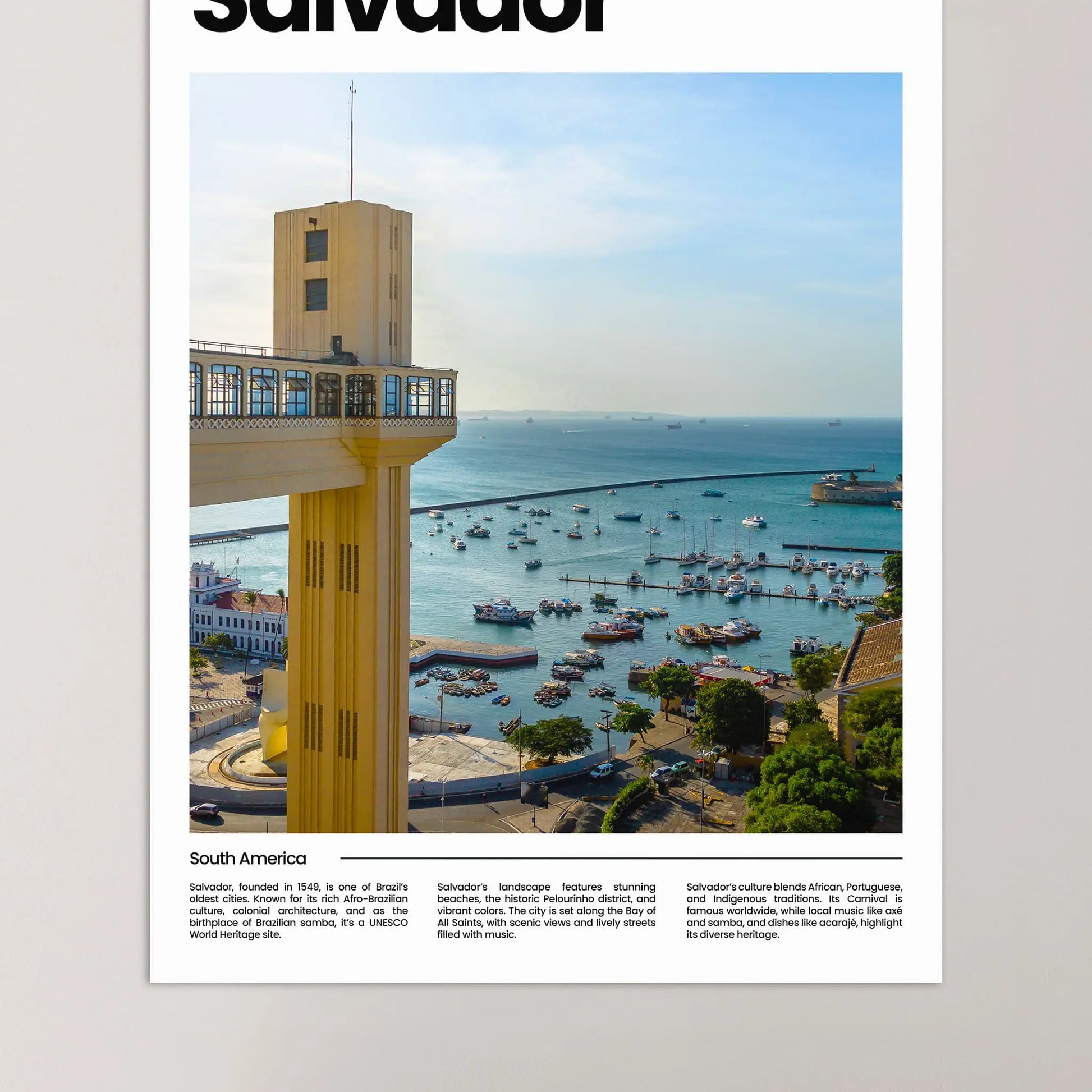 Salvador Poster – Vintage Wall Art Print