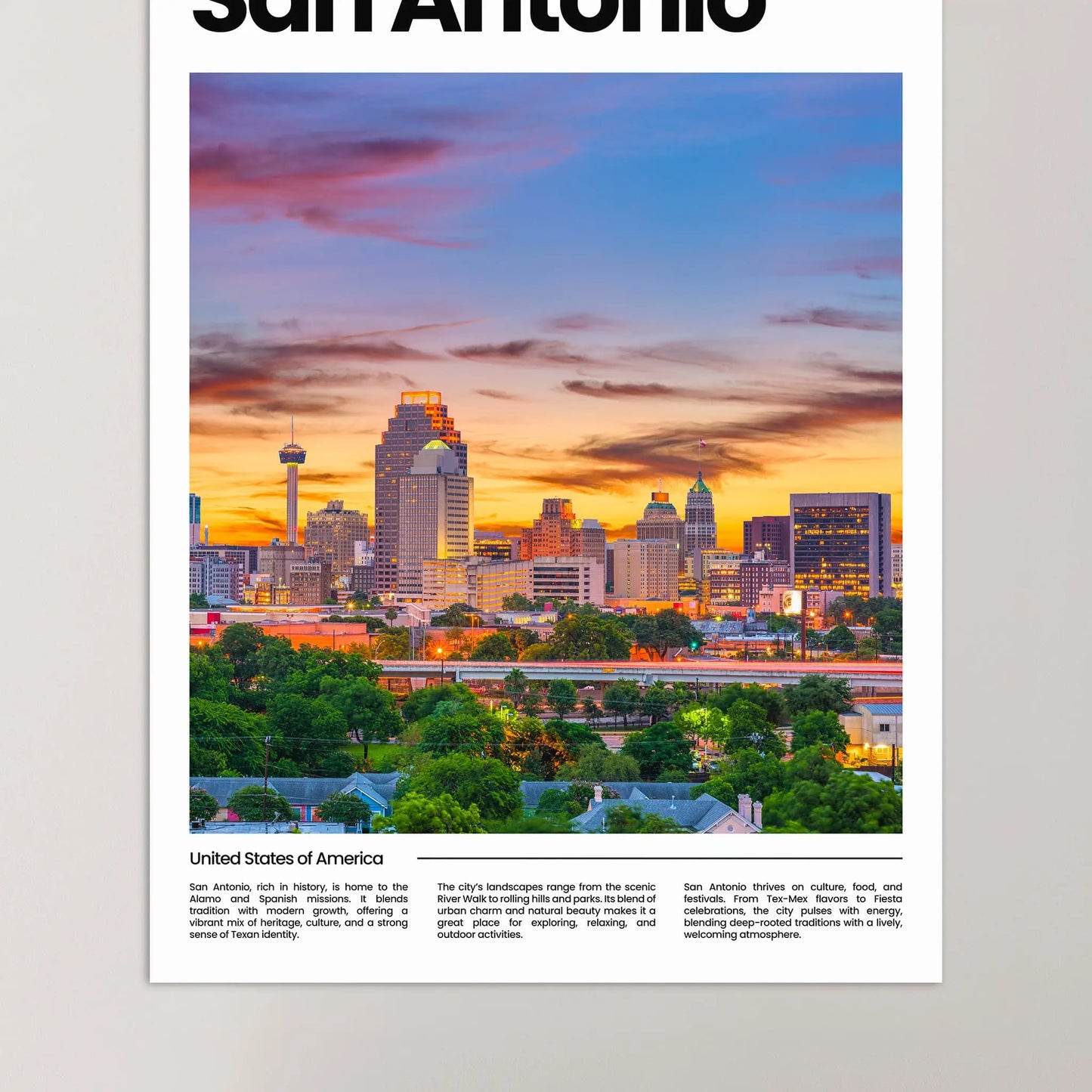 San Antonio Poster