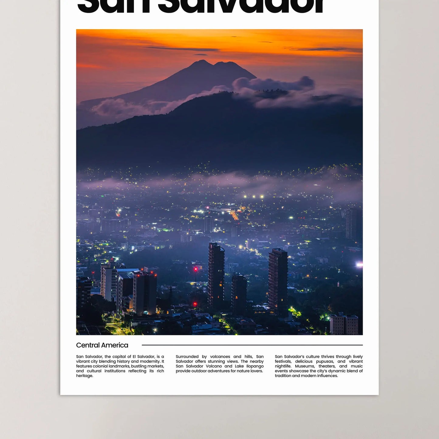 San Salvador Poster