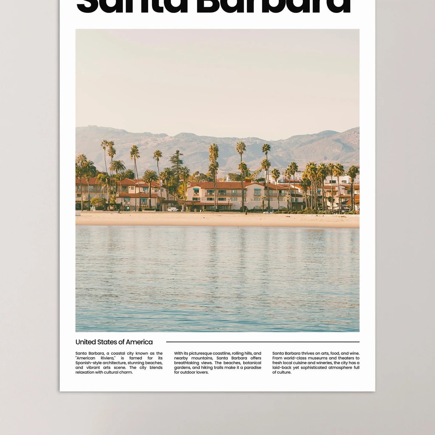 Santa Barbara Poster