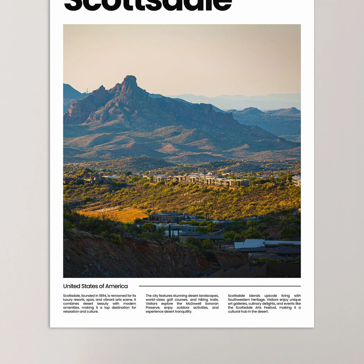Scottsdale Poster