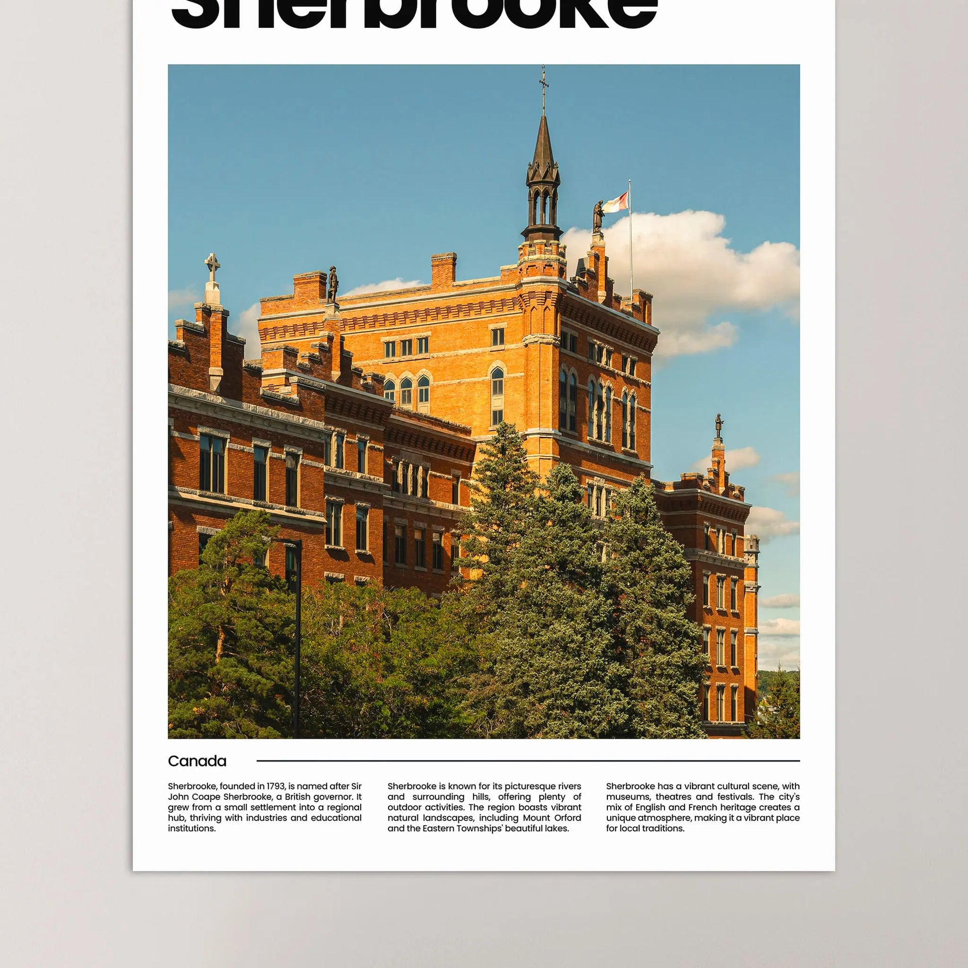 Sherbrooke Poster – Vintage Wall Art Print