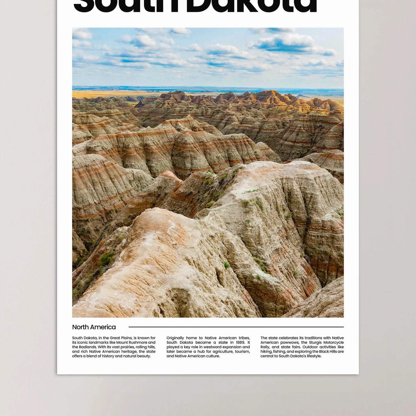 South Dakota Poster