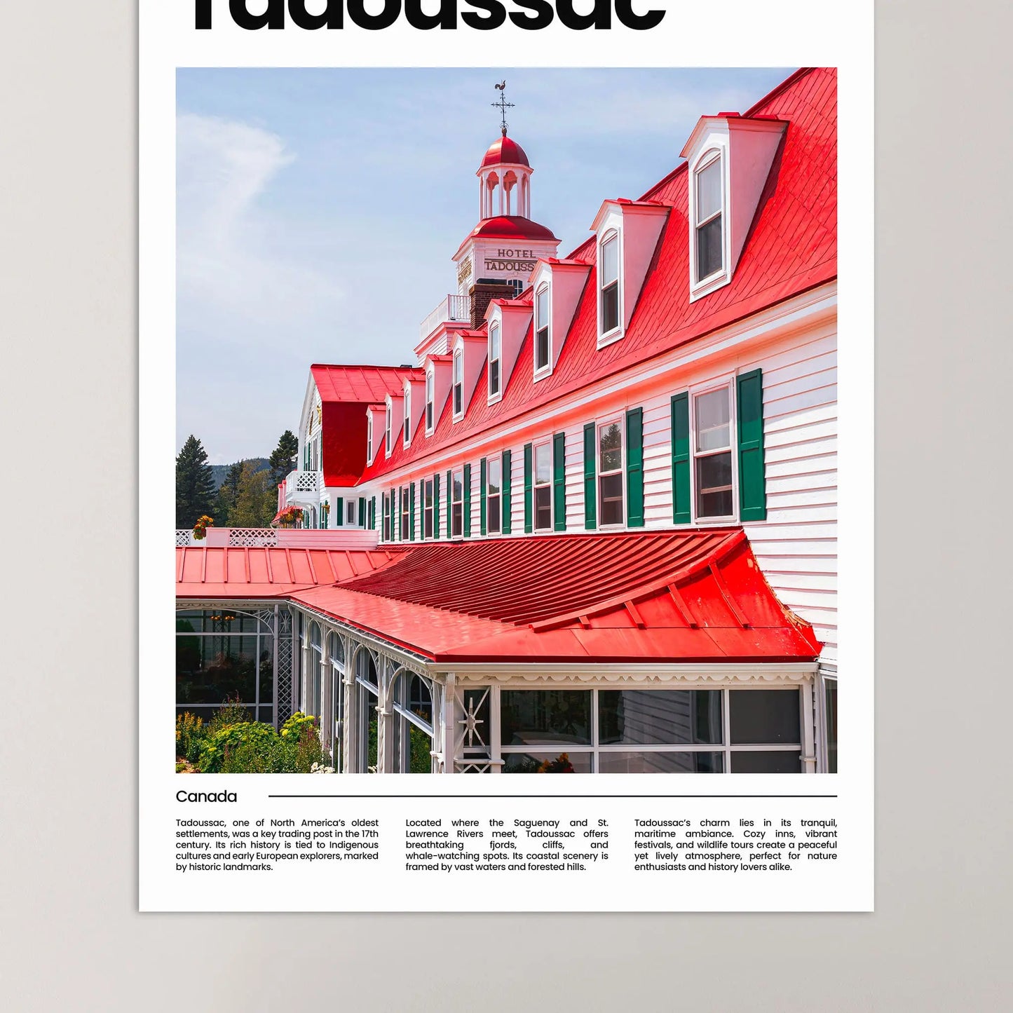 Tadoussac Poster