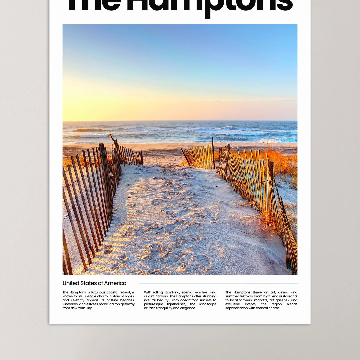 The Hamptons Poster