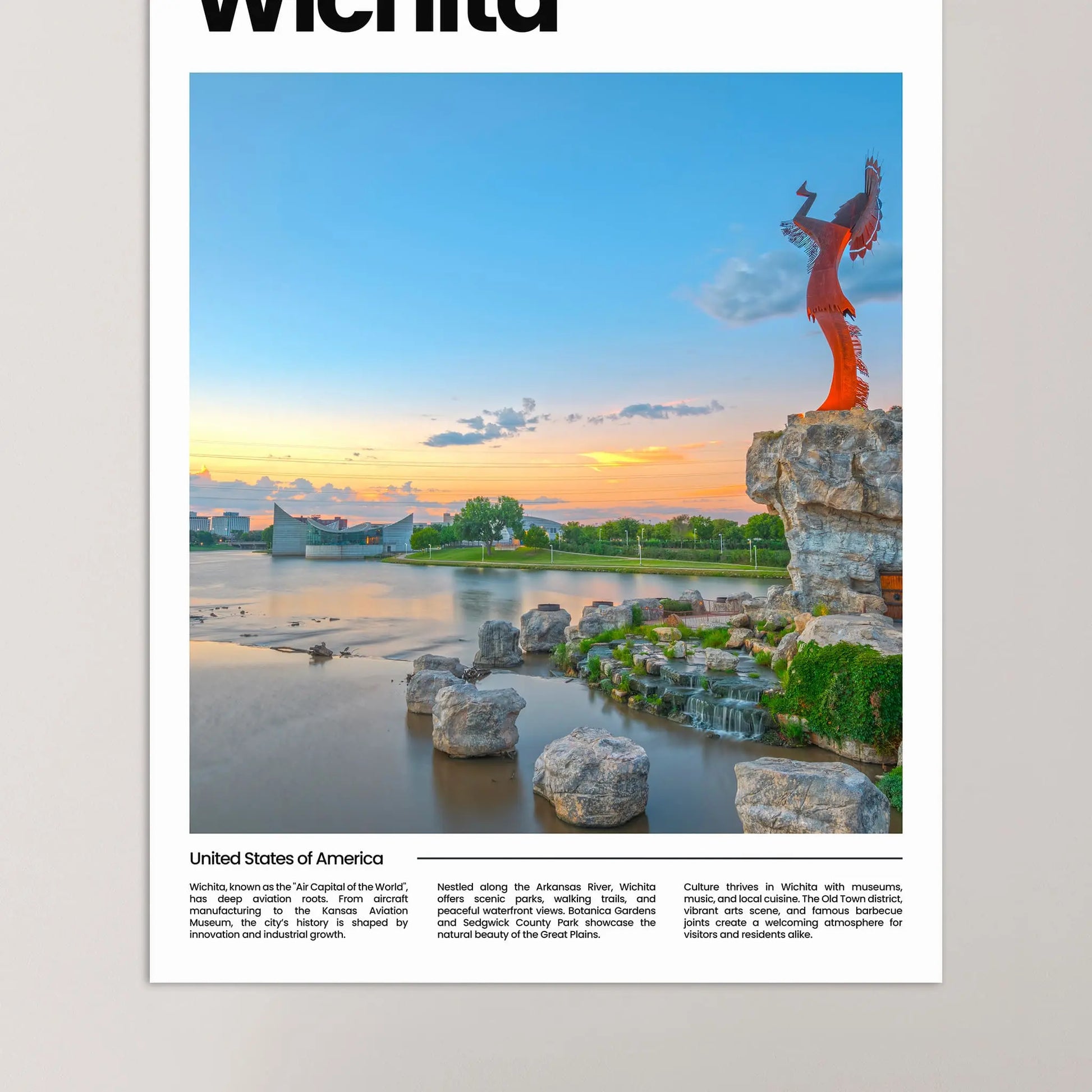 Wichita Poster – Vintage Wall Art Print