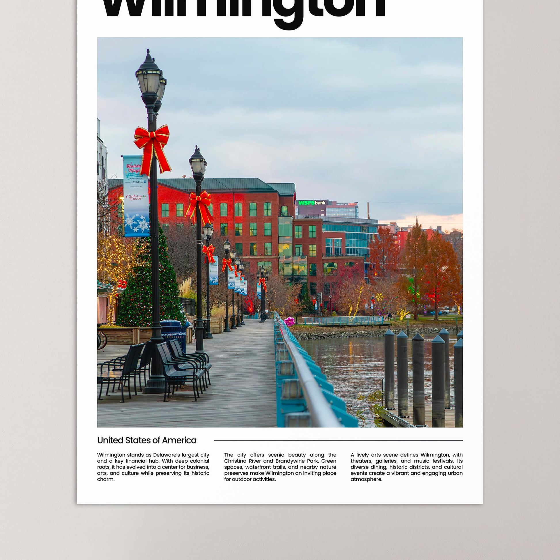Wilmington Poster – Vintage Wall Art Print