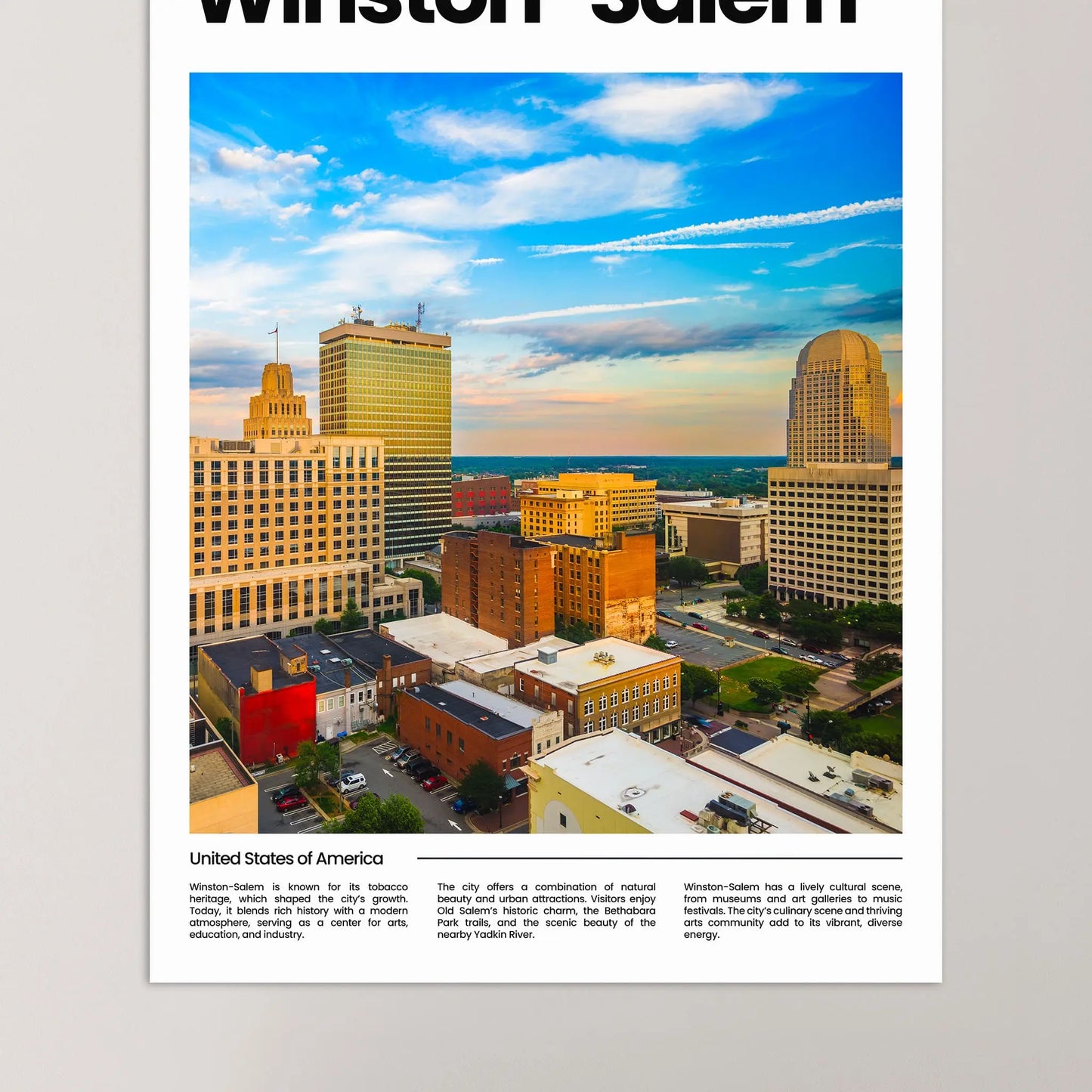 Winston-Salem Poster